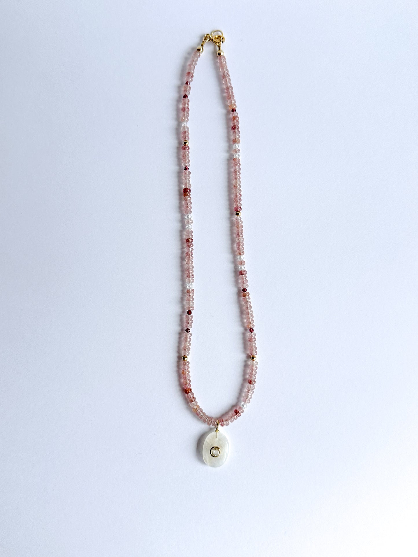 Strawberry Quartz & Moonstone