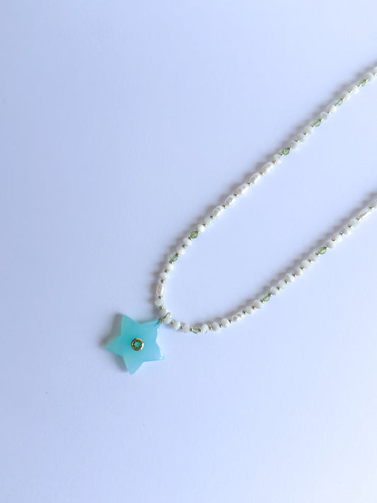 Mother of Pearl with Chalendony Star